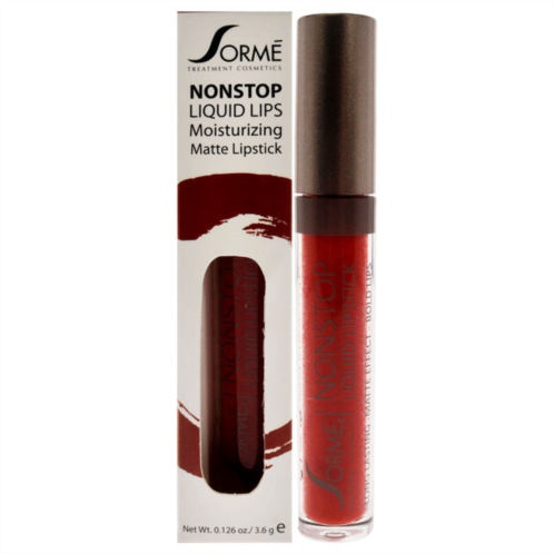 Sorme Cosmetics nonstop moisturizing matte liquid lipstick - 270 omg by for women - 0.126 oz lipstick