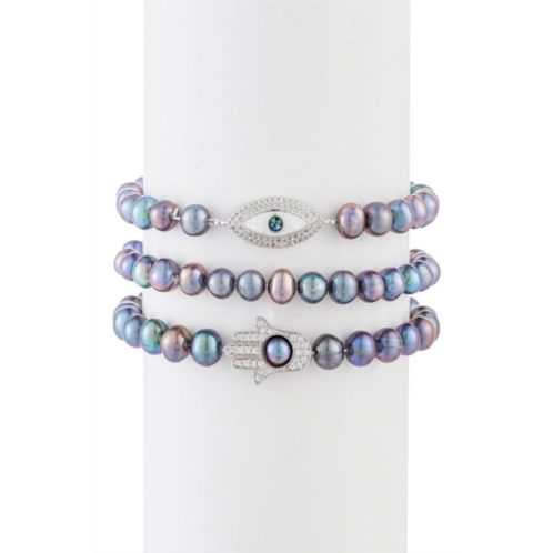 Eye Candy LA peacock - bracelet set