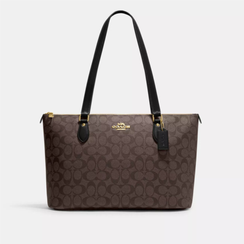 Coach Outlet gallery tote in signature canvas