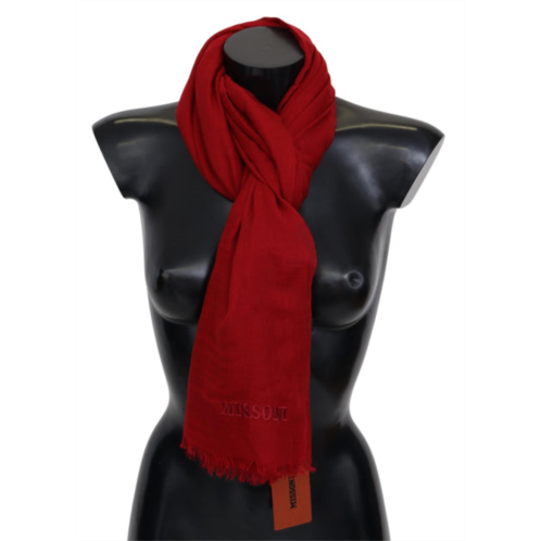 Missoni cashmere unisex neck wrap fringes mens scarf