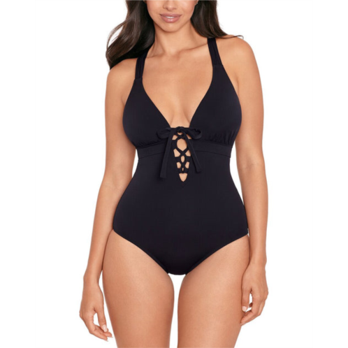 SKINNY DIPPERS jelly bean peach one-piece