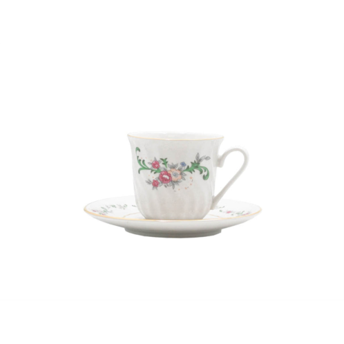 Lynns limited edition: vintage bloom cups & saucers set
