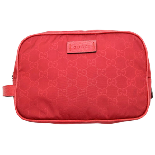 Gucci canvas handbag (pre-owned)