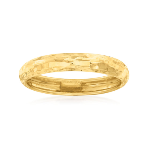 Ross-Simons italian 14kt yellow gold diamond-cut ring