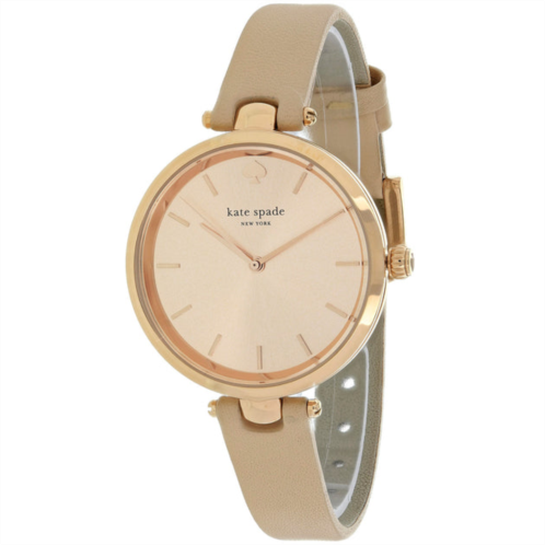 Kate Spade womens holland rose gold dial watch