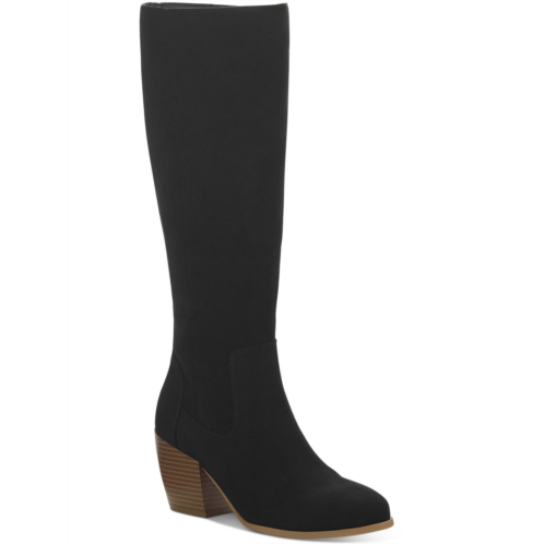 Style & Co. warrda womens pull on pointed toe mid-calf boots