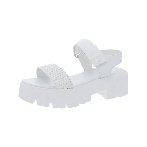 GBG Los Angeles premia womens ankle strap lugged sole slide sandals