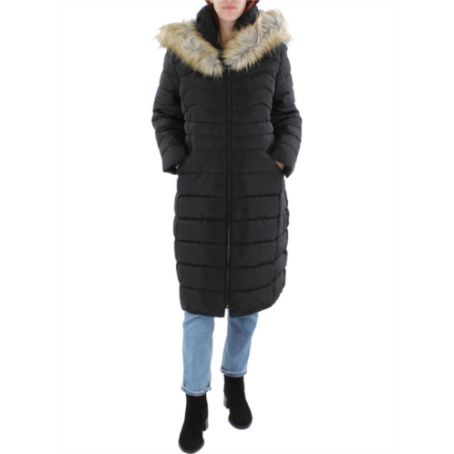 Laundry by Shelli Segal womens quilted cold weather long coat