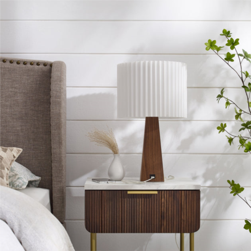 Inspired Home kaylei table lamp with 5ft power cord