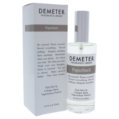 Demeter paperback by for unisex - 4 oz cologne spray