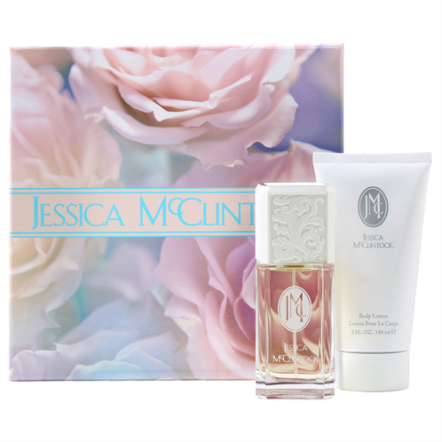 JESSICA MCCLINTOCK gift set 3.4 oz spray & 5 oz body lotion