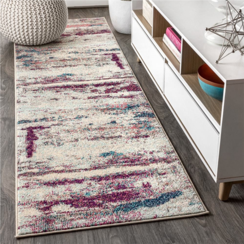 JONATHAN Y contemporary pop modern abstract brushstroke area rug