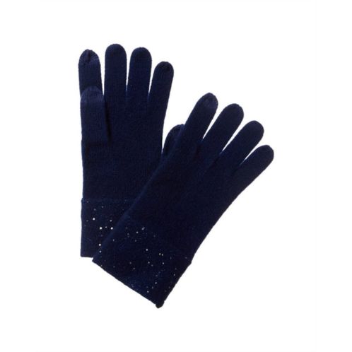 Sofiacashmere sequin cashmere gloves