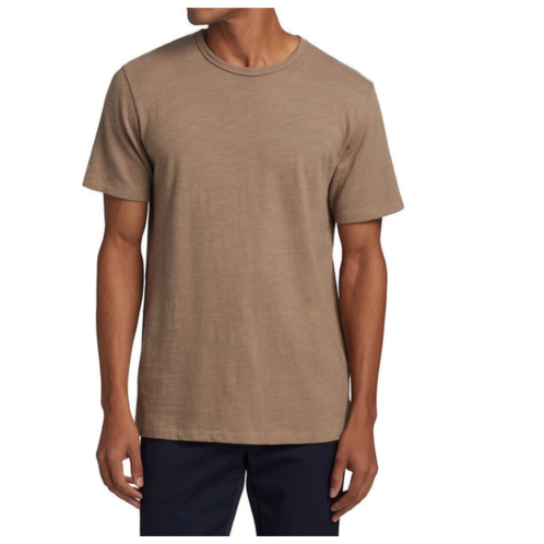 Rag & bone mens classic flame tee, taupe, tan short sleeve t-shirt