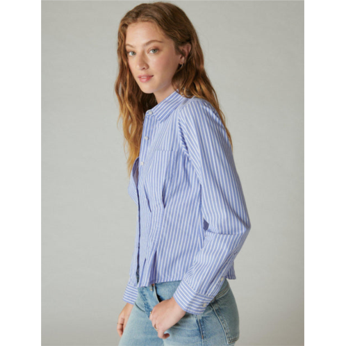 Lucky Brand womens corset shirt