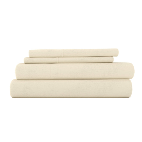 Ienjoy Home 100% cotton flannel super soft sheet set