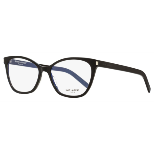 Saint Laurent womens slim eyeglasses sl 287 slim 001 black 54mm
