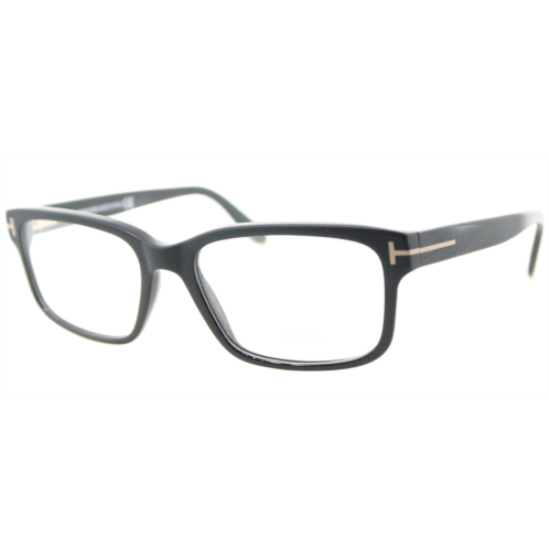Tom Ford ft 5313 002 unisex rectangle eyeglasses 55mm