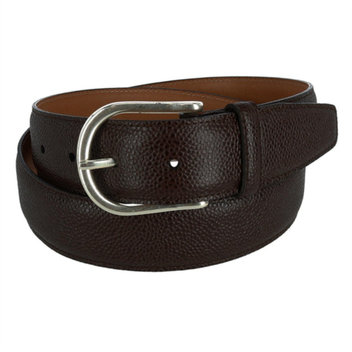 CrookhornDavis princeton pebble calfskin leather belt