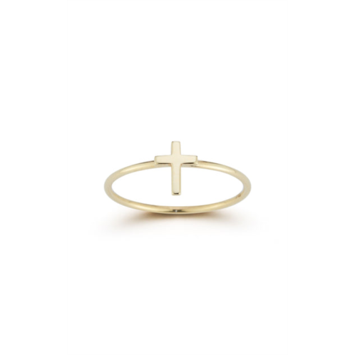 Ember Fine Jewelry 14k gold cross ring