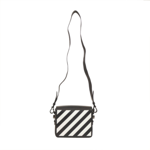 OFF-WHITE c/o VIRGIL ABLOH black diagonal binder clip bag