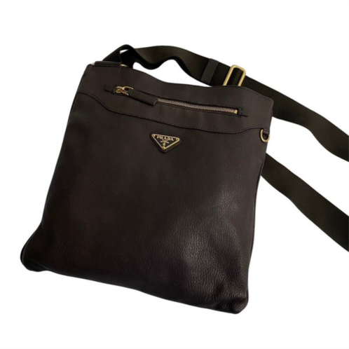 Prada leather shoulder bag (pre-owned)