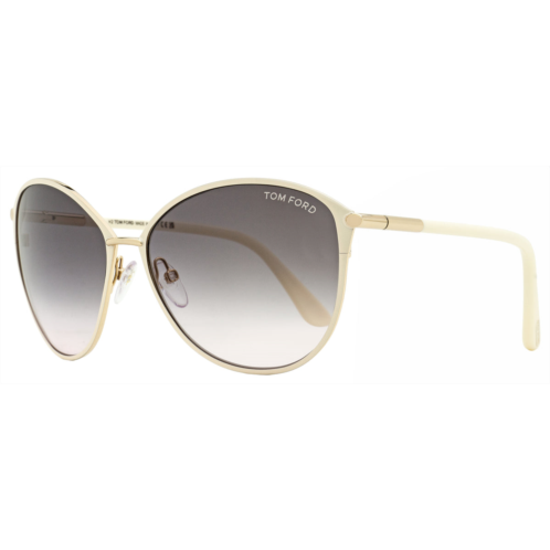 Tom Ford womens penelope sunglasses tf320 25b cream/gold 59mm