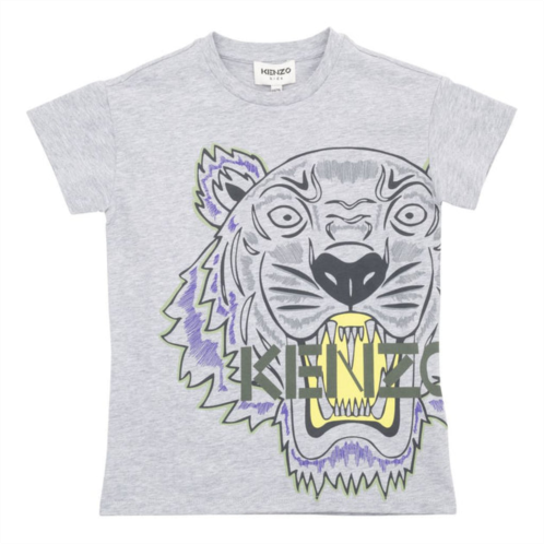 KENZO gray tiger logo t-shirt
