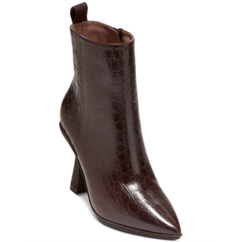 Cole Haan ga york womens embossed leather side zip ankle boots