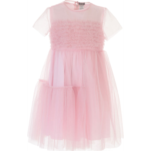 Il Gufo old rose pink tulle dress