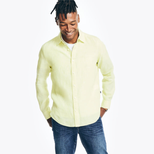 Nautica mens sustainably crafted linen shirt