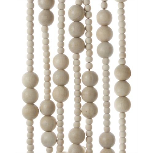 Kurt Adler 6ft wooden bead garland