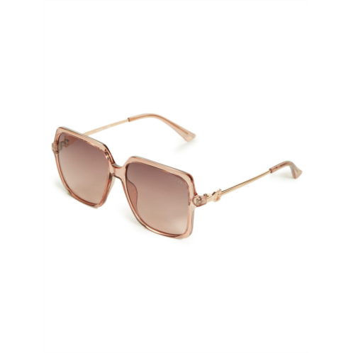 Guess Factory oversized square sunglasses