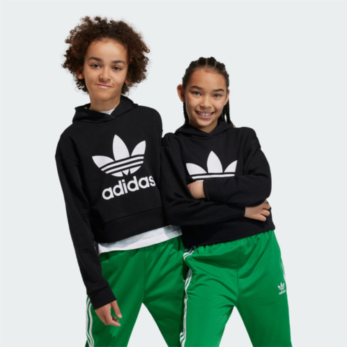 Adidas kids adicolor cropped hoodie