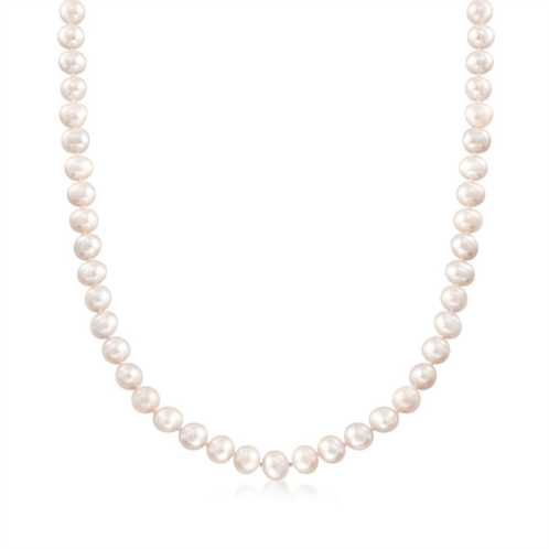 Ross-Simons 6-7mm cultured pearl necklace with sterling silver