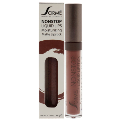 Sorme Cosmetics nonstop moisturizing matte liquid lipstick - 275 orchid by for women - 0.126 oz lipstick