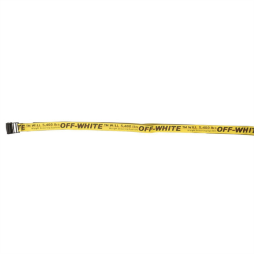 Off-White c/o Virgil Abloh yellow industrial logo belt