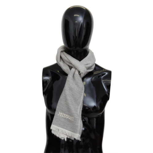 Missoni 100% wool unisex neck wrap mens scarf