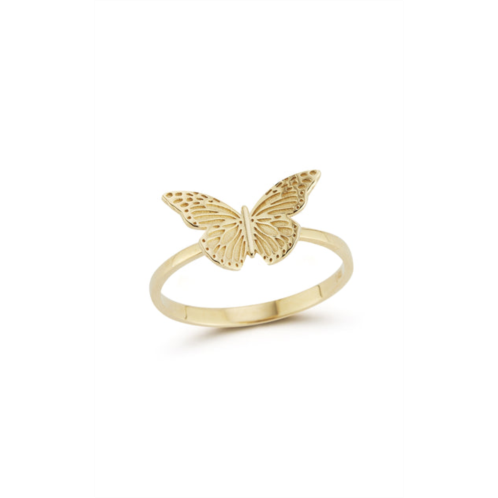 Ember Fine Jewelry 14k gold butterfly ring
