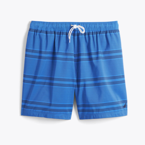 Nautica mens big & tall sustainably crafted 8 striped swim