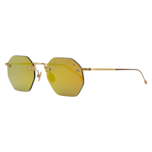 John Varvatos rimless octagon sunglasses v526 gold gold 49mm 526
