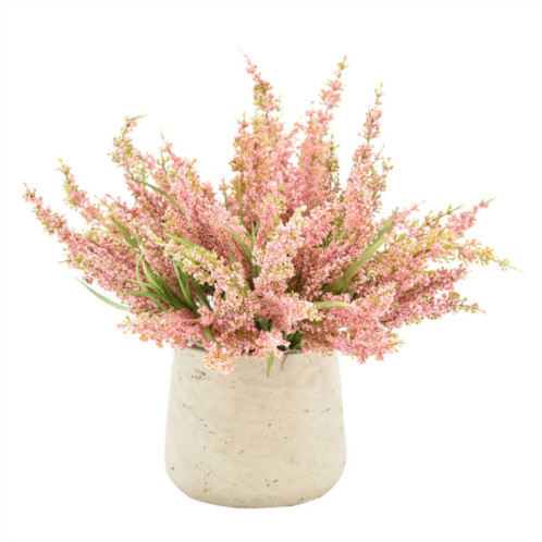 Creative Displays pink heather floral arrangement