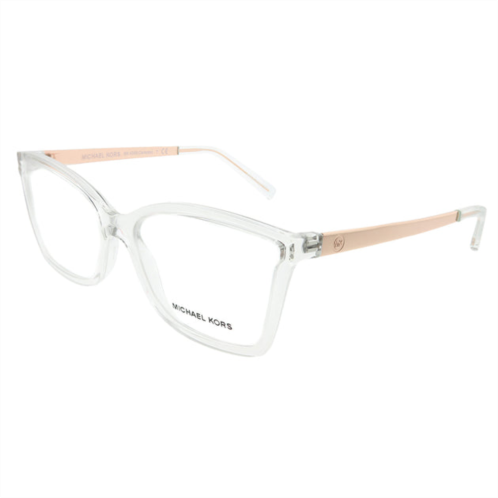 Michael Kors caracas mk 4058 3050 54mm womens rectangle eyeglasses 54mm
