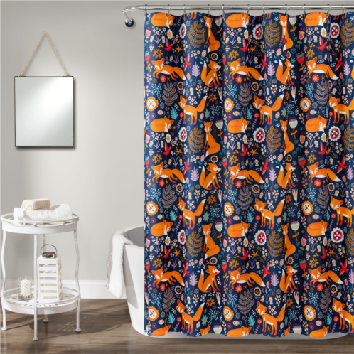 Lush Decor pixie fox shower curtain
