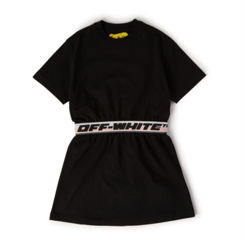 OFF WHITE black logo dress