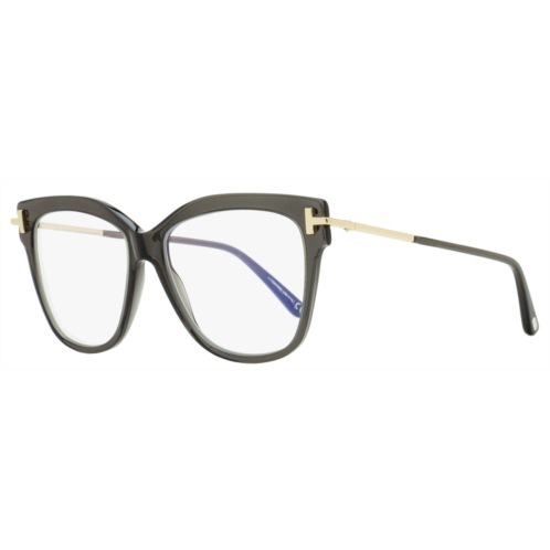 Tom Ford womens blue block eyeglasses tf5704b 020 gray/gold 54mm