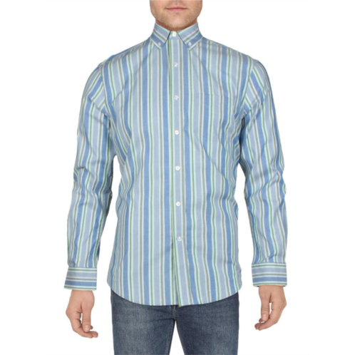 Club Room craig mens stripe stretch button-down shirt