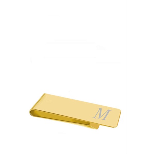 Stephen Oliver 18k gold initial m money clip