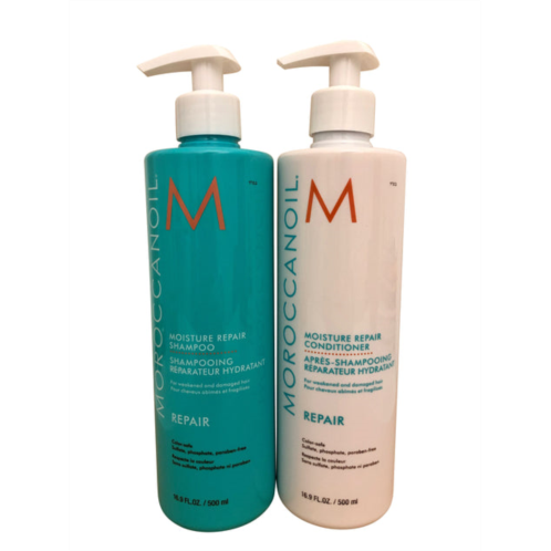 Moroccanoil moisture repair shampoo & conditioner duo 16.9 oz each