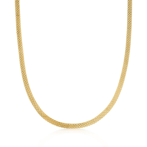 Canaria Fine Jewelry canaria 5mm 10kt yellow gold bismark chain necklace